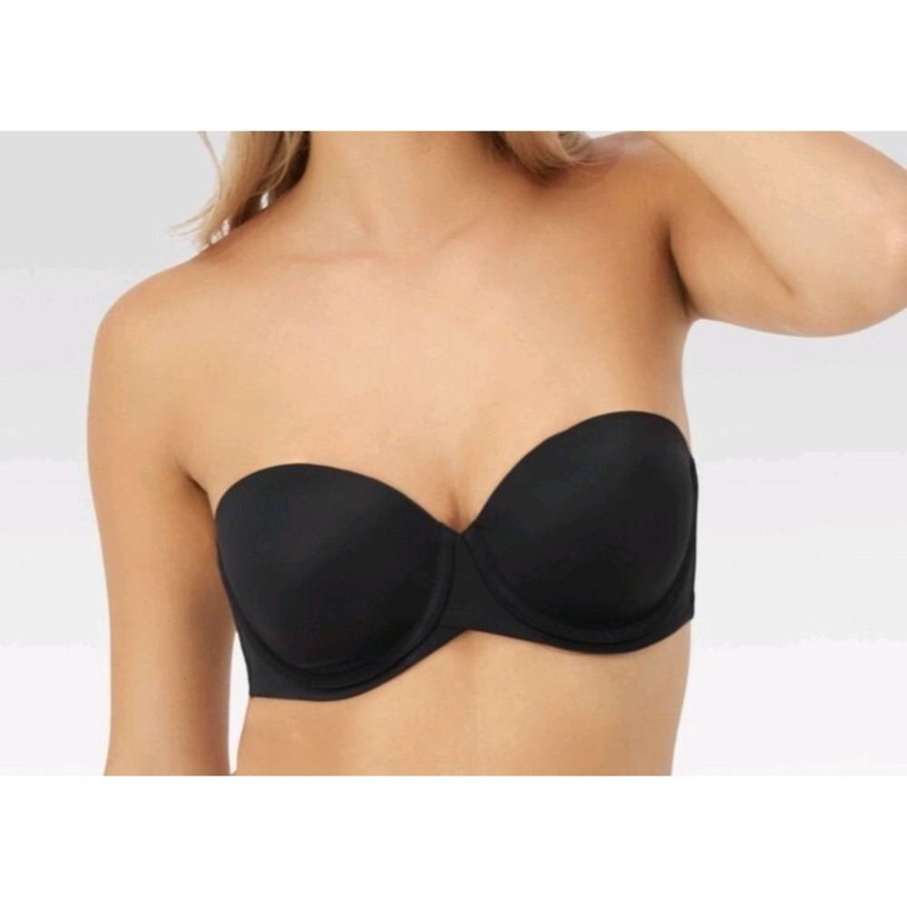 Maidenform Self Expressions Women's Stay Put Detachable Bra  Black 40DD